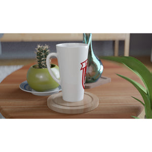 Western Canadian Pond Hockey White Latte 17oz Ceramic Mug