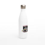 Load image into Gallery viewer, Trails West White 17oz Stainless Steel Water Bottle
